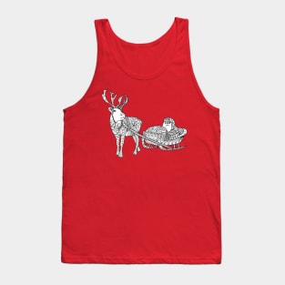 Santa's Sleigh Tank Top